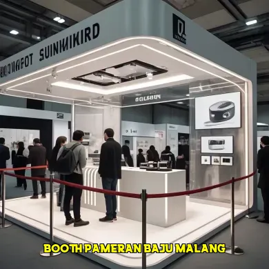 booth pameran baju malang